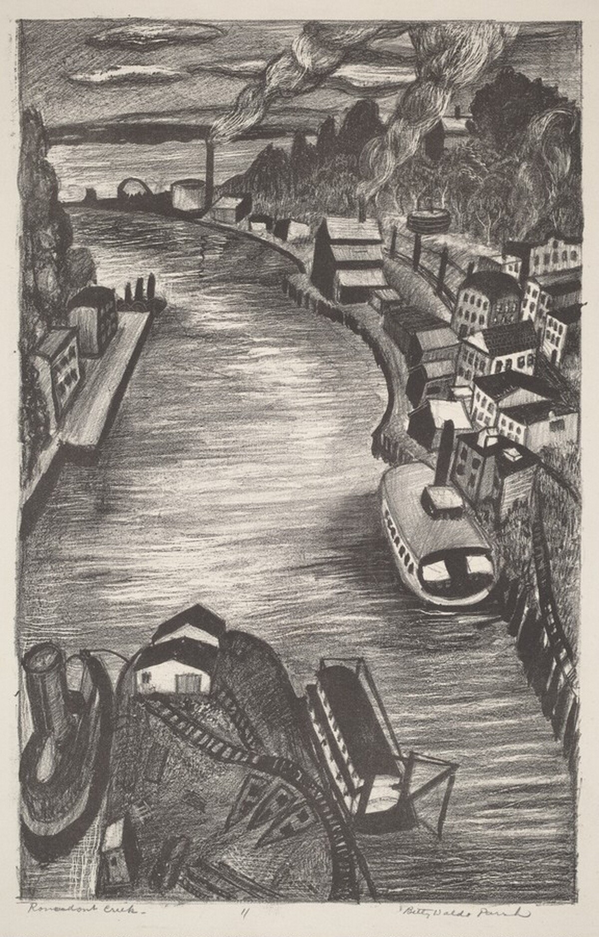 Roundout Creek by Betty Waldo Parish