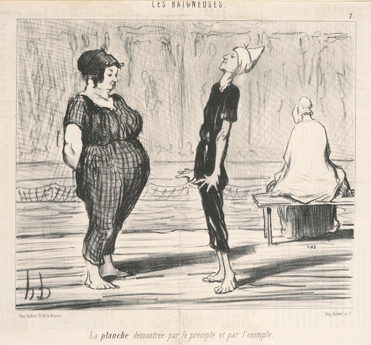 La planche démontree par le prècepte ... by Honoré Daumier