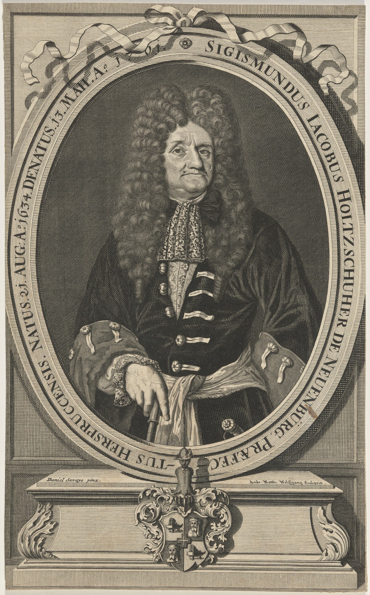Sigismundus Jacobus Holtzschuher de Neuenburg by Andreas Mattaus Wolfgang