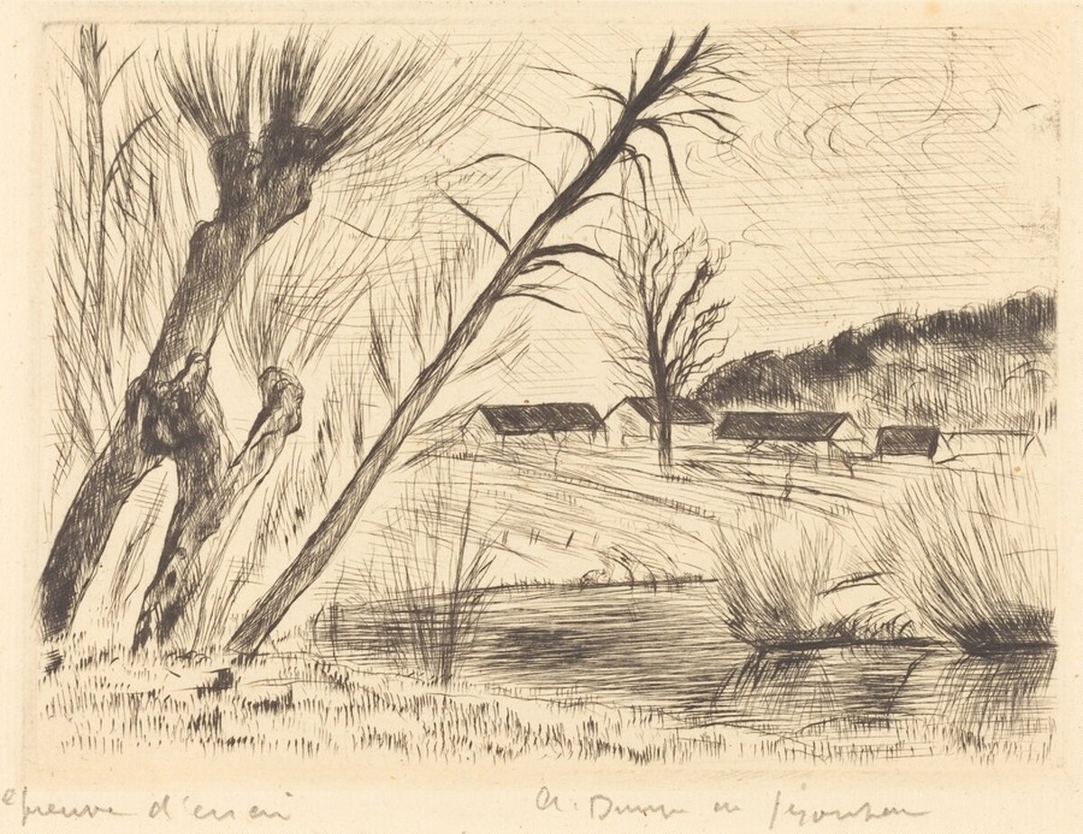 The Morin at Serbonne (Le Morin a Serbonne) by André Dunoyer de Segonzac