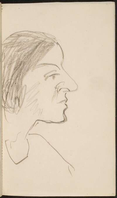 weibliches Profilbildnis (Female Profile) [p. 19]