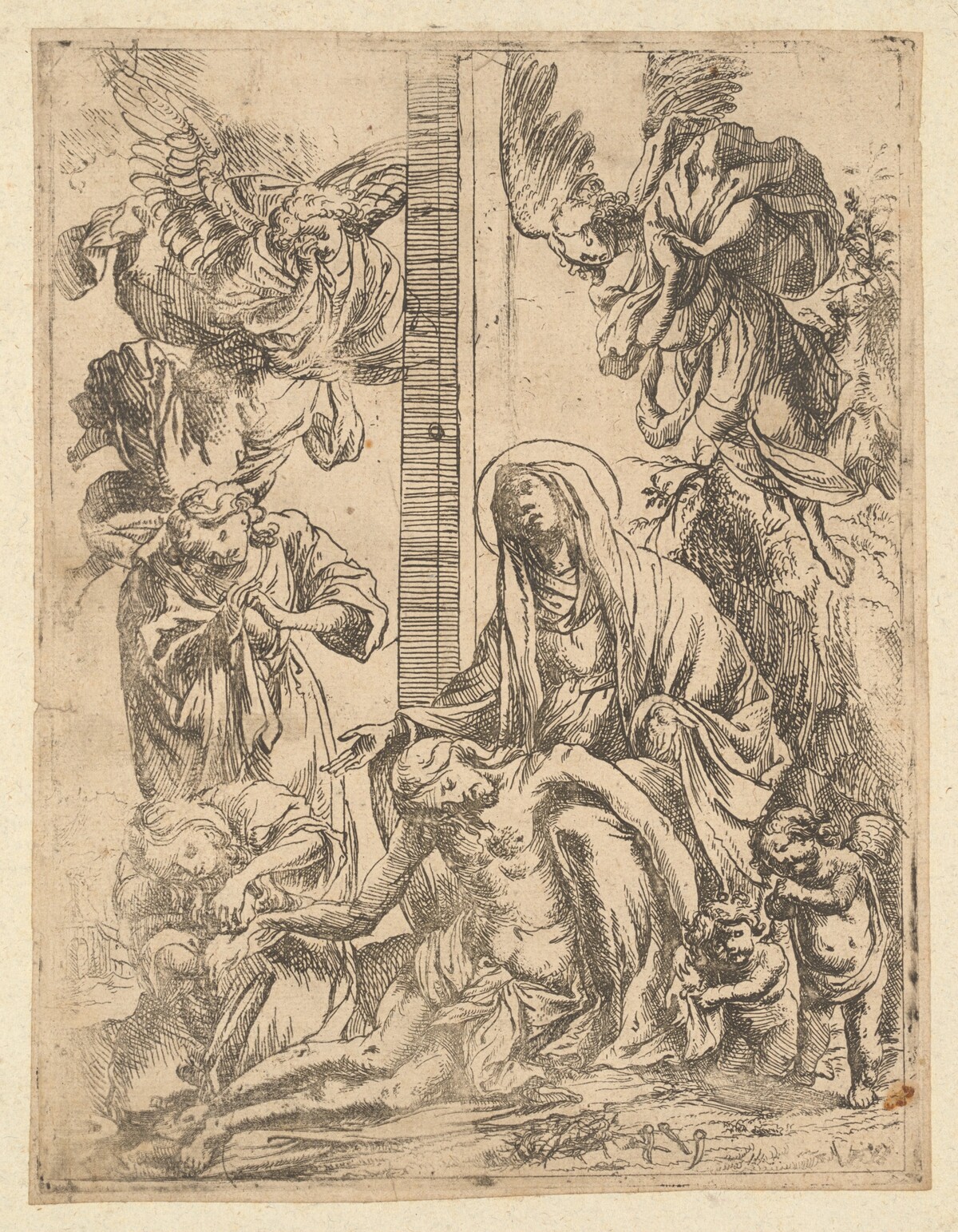 The Lamentation by Italian 17th Century(?)