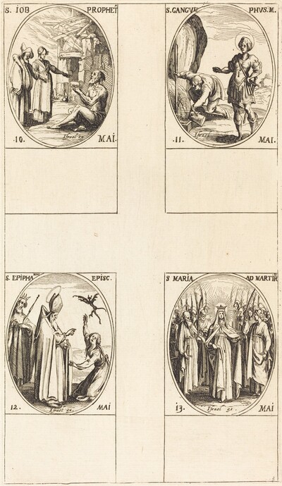 St. Job, Prophet; St. Gangulphus; St. Epiphanius; St. Mary of Martyrs