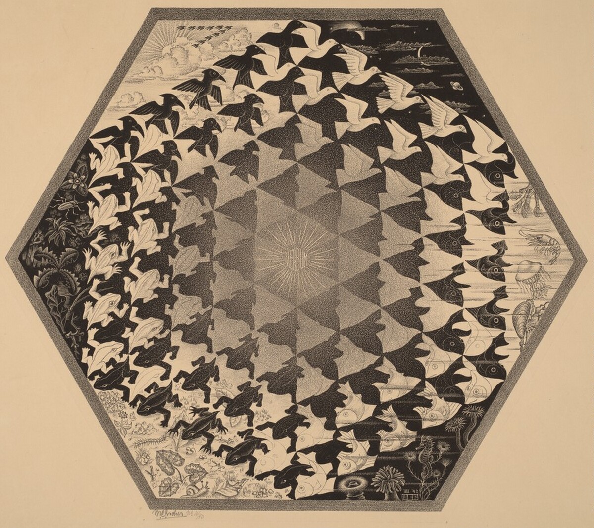 Verbum by M.C. Escher