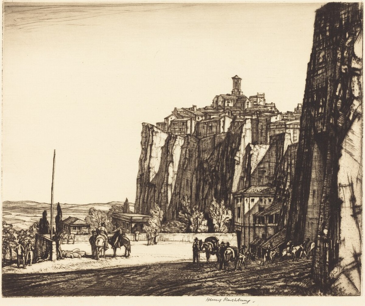 Porto Maggiore, Orvieto by Henry Rushbury