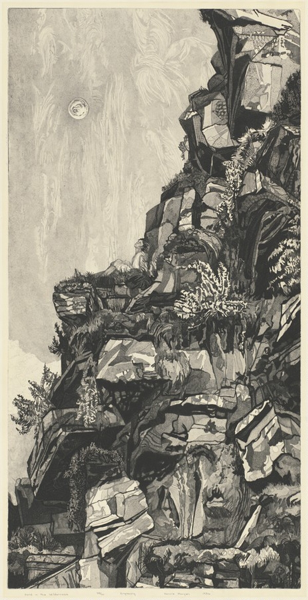 David in the Wilderness by Norma Morgan