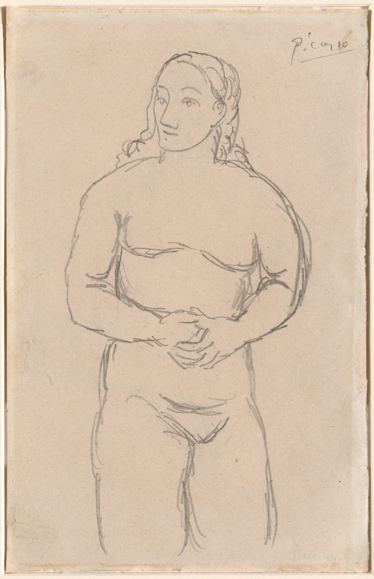 Female Nude [recto] by Pablo Picasso