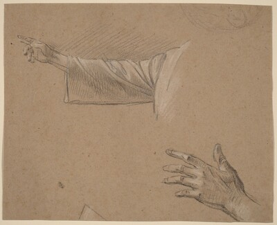 Study of a Right Arm and a Left Hand