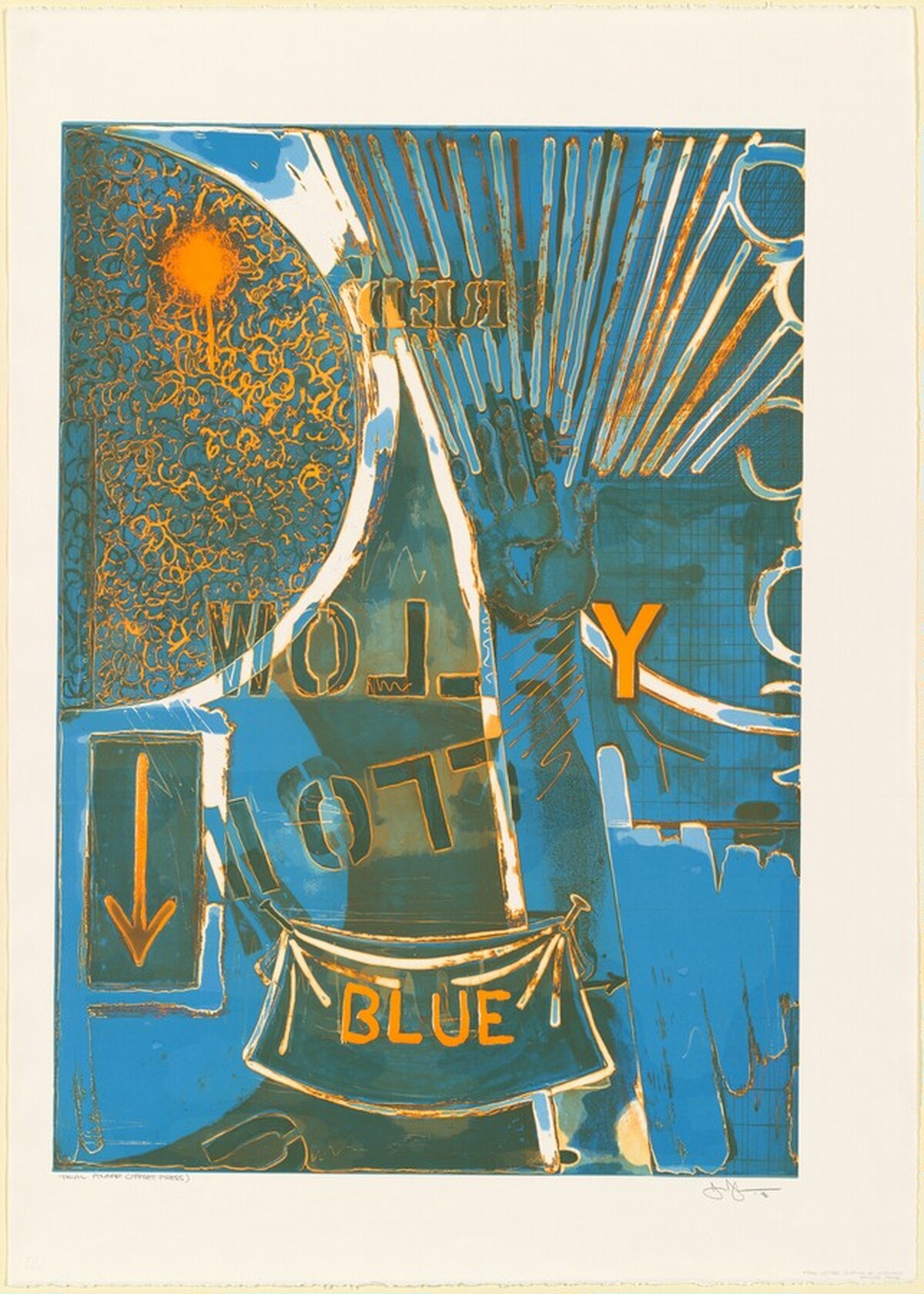 Untitled [trial proof] by Jasper Johns