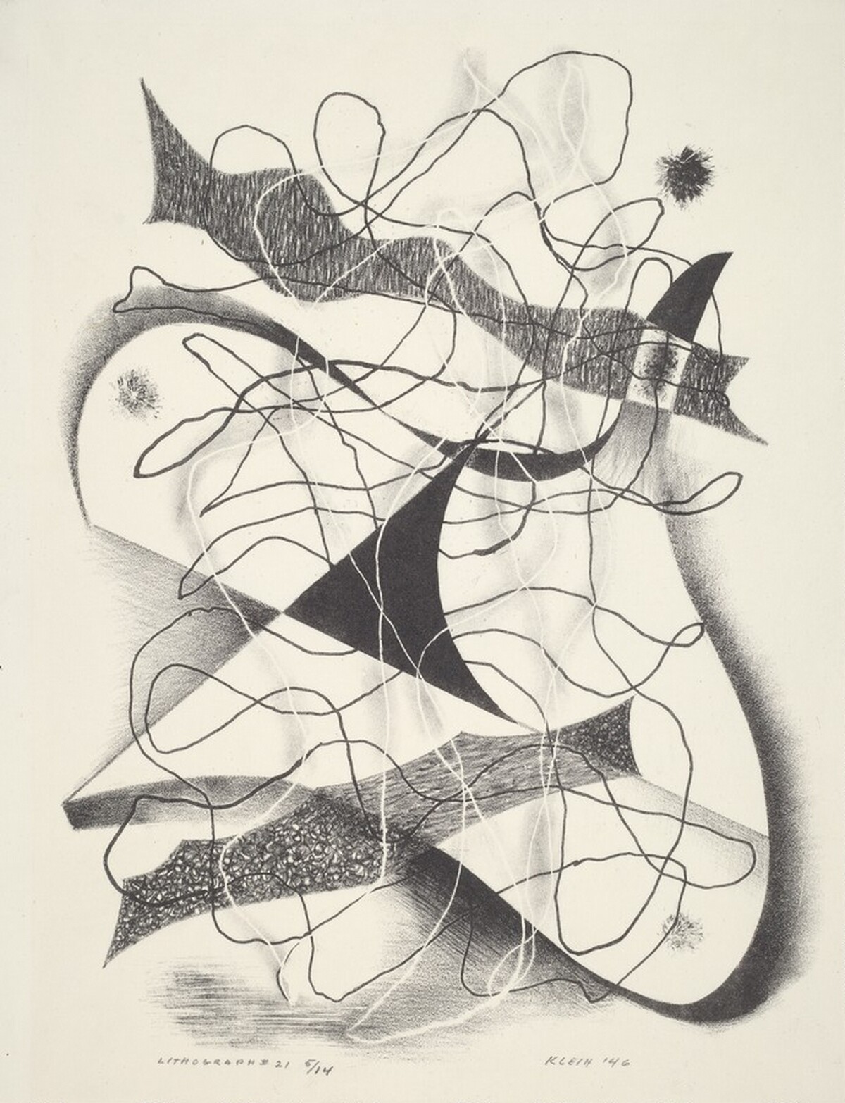 Lithograph #21 by Medard P. Klein