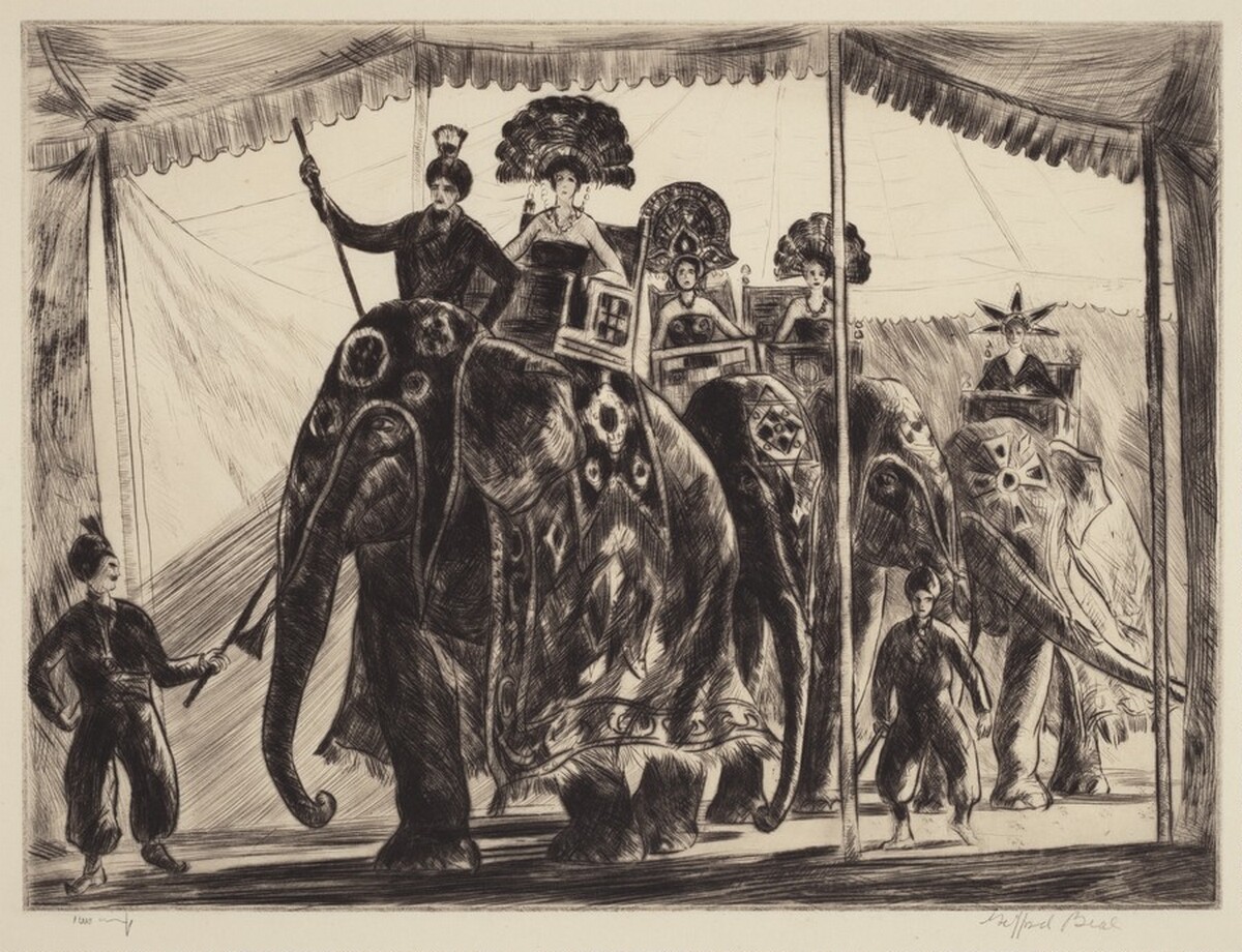 Grand Entry by Gifford Beal