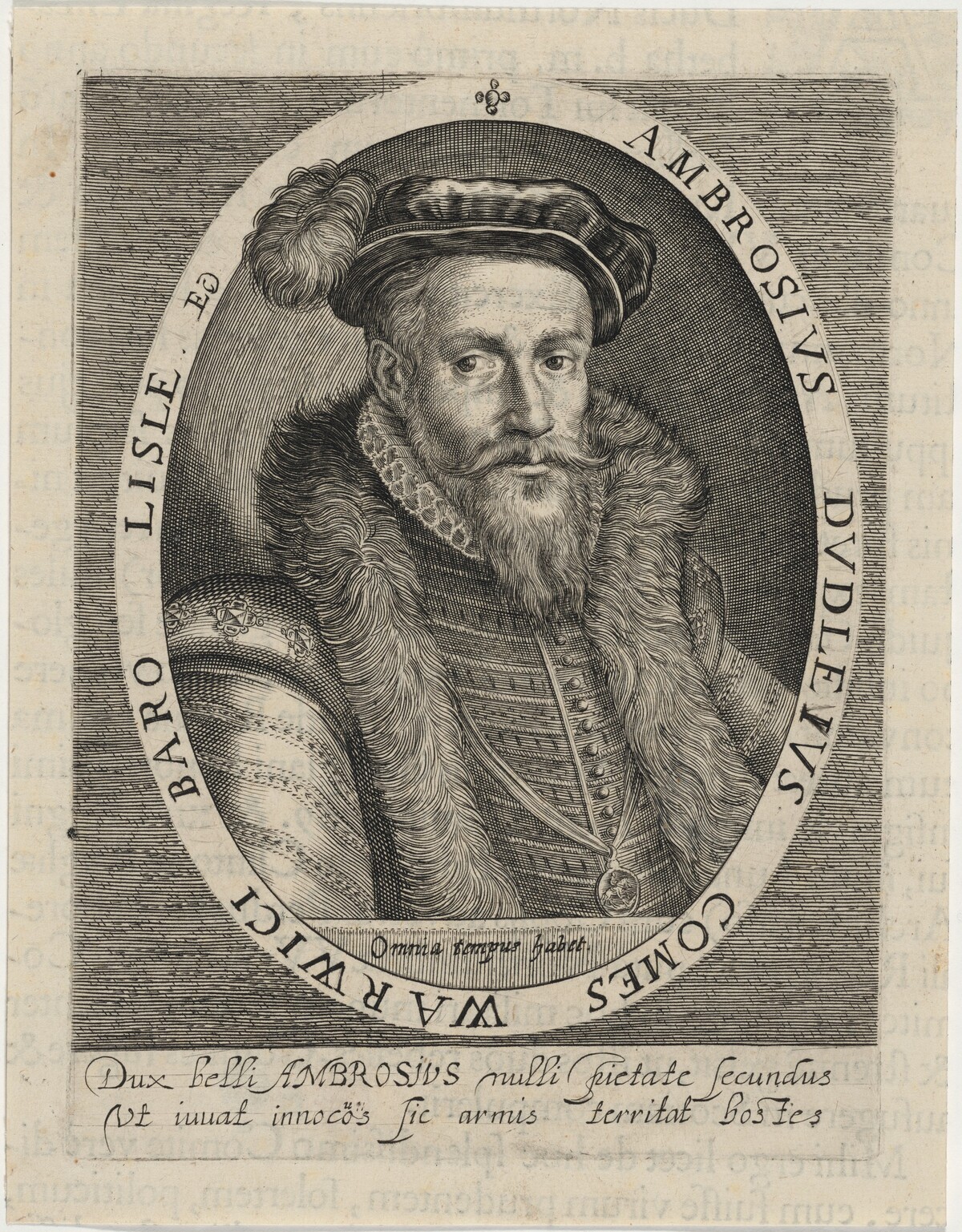 Ambrose Dudley, Earl of Warwick by Willem de Passe and Magdalena de Passe