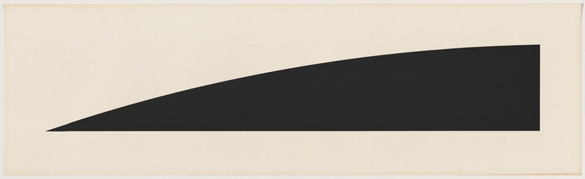 Large Black Curve by Ellsworth Kelly