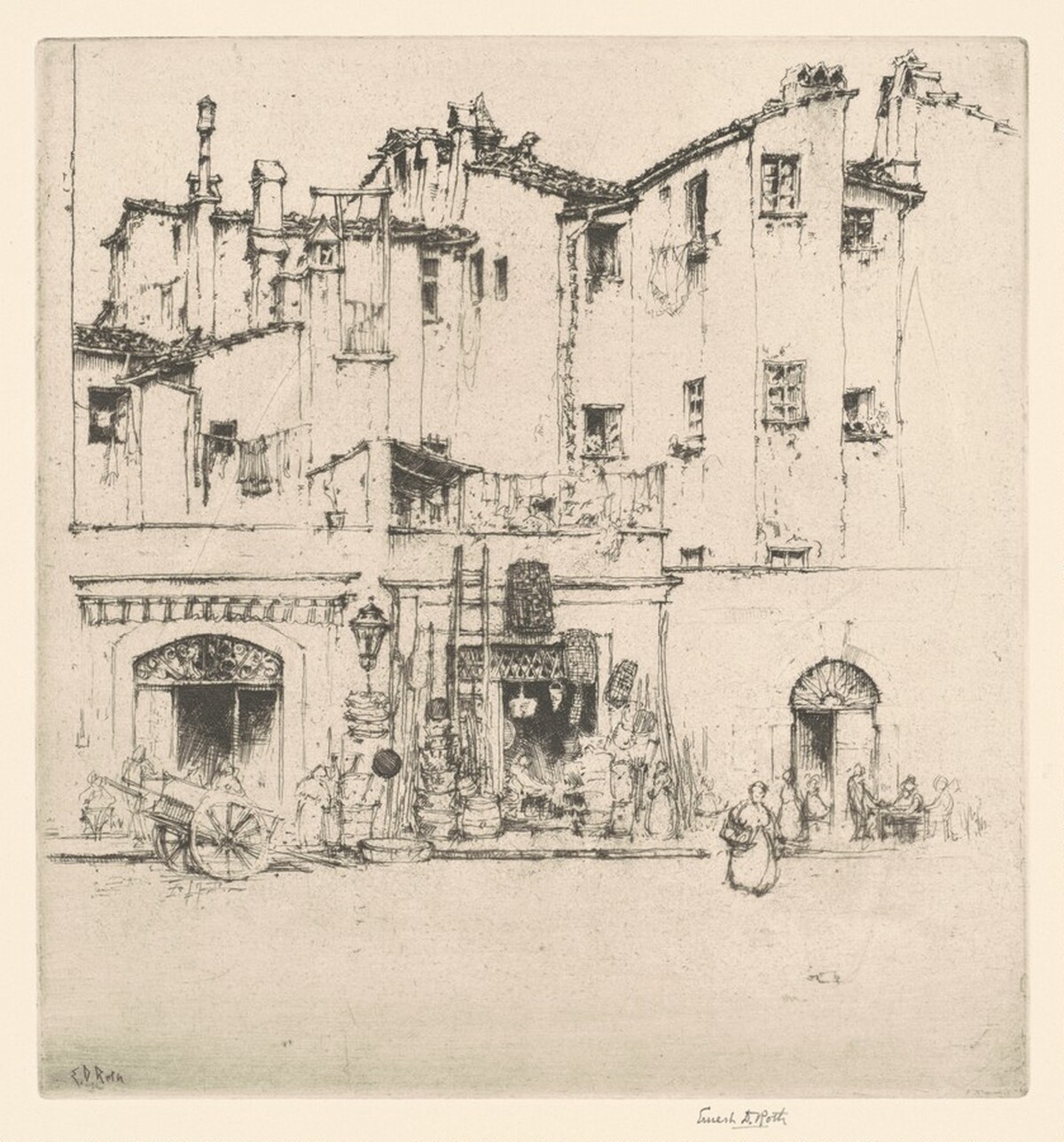 The Little Florentine Shops by Ernest D. Roth