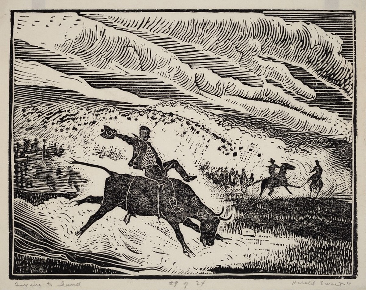 Fixing to Land by Harold Edward West