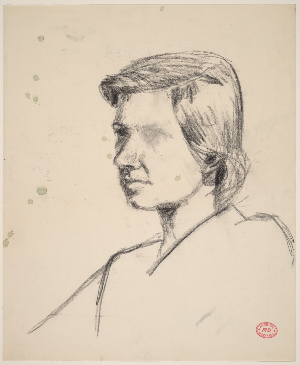 Untitled [portrait] by Richard Diebenkorn