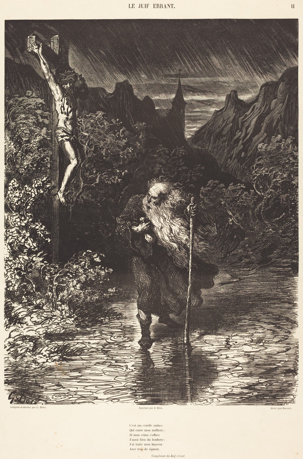 Le Juif Errant by Georges Rouget after Gustave Doré