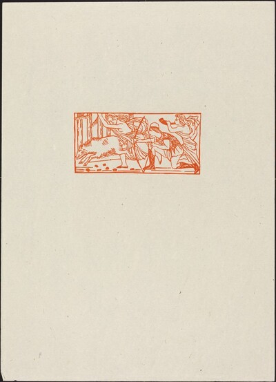 Tenth Eclogue: Gallus Hunting the Fierce Wild Boar (Gallus chasse le sangler)