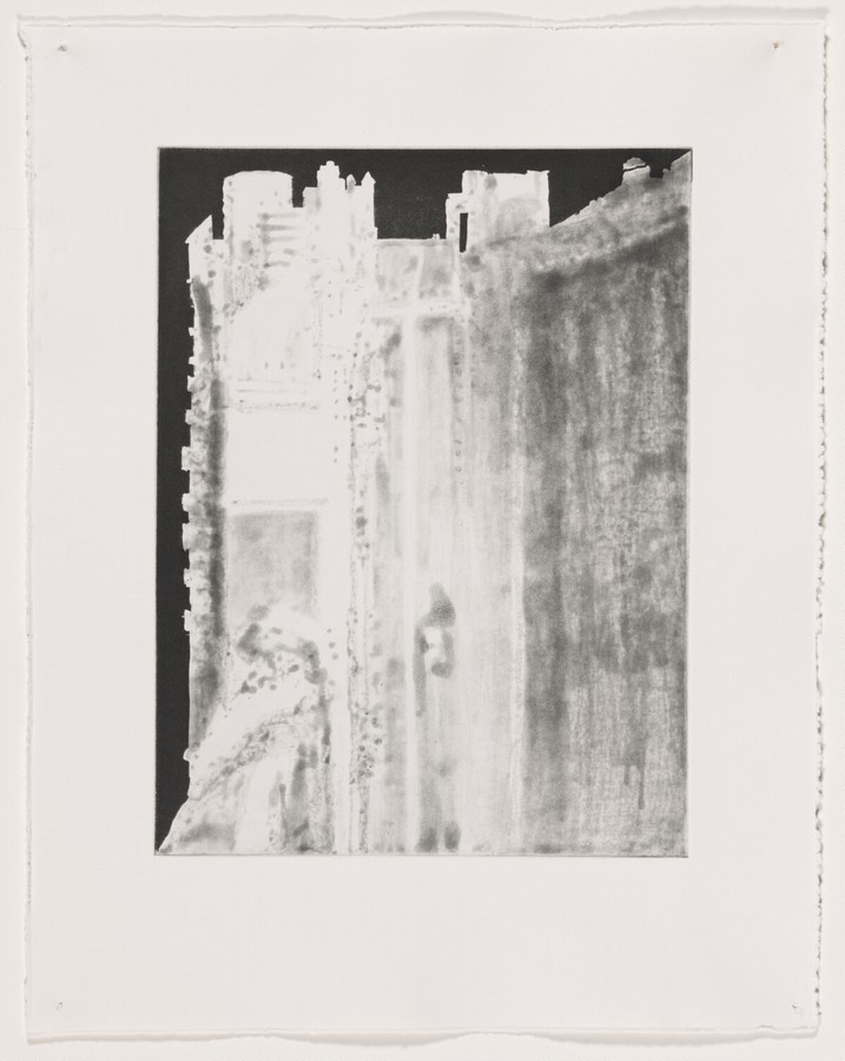 City Edge [working proof 18] by Wayne Thiebaud