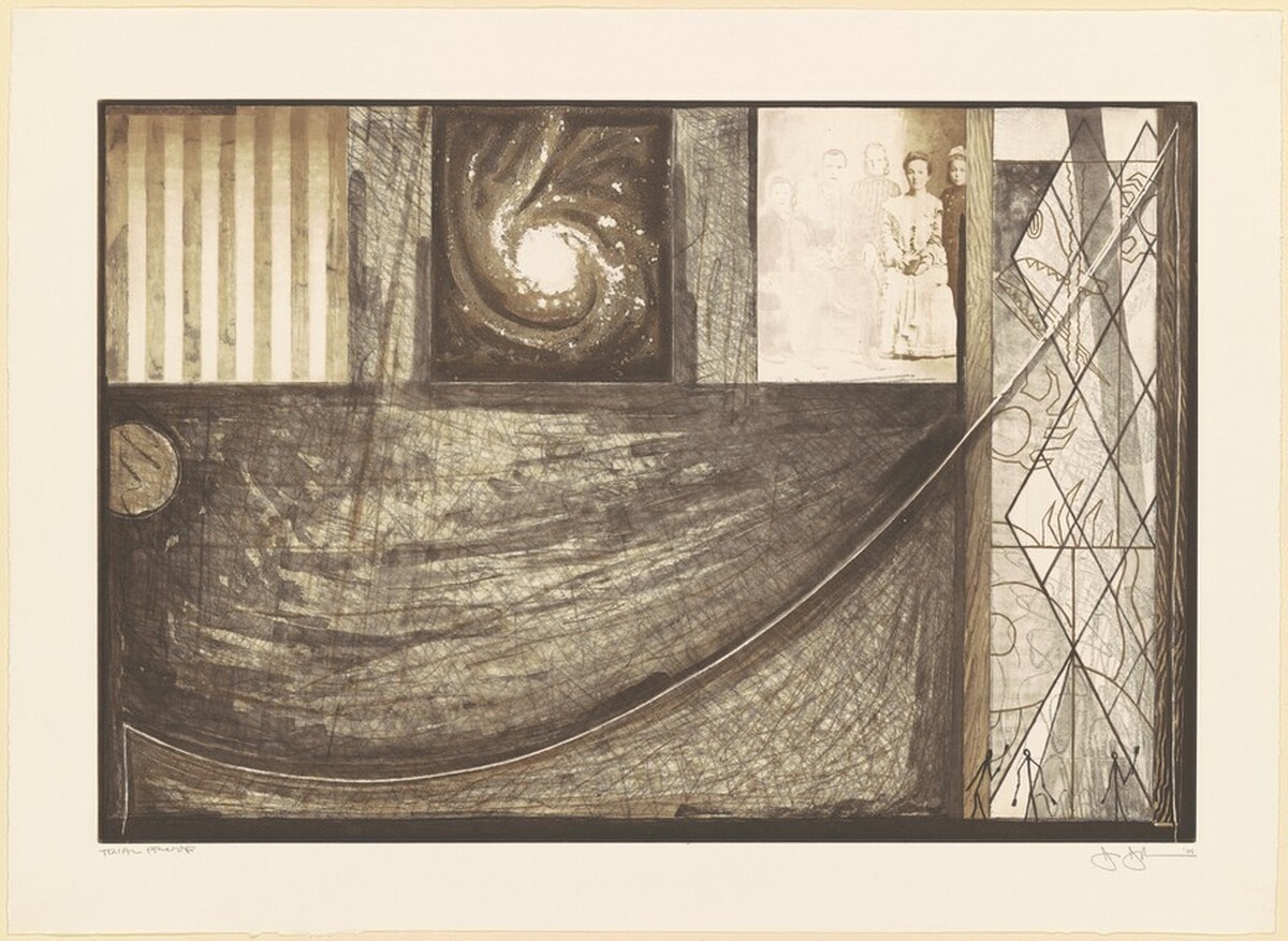 Untitled [trial proof] by Jasper Johns