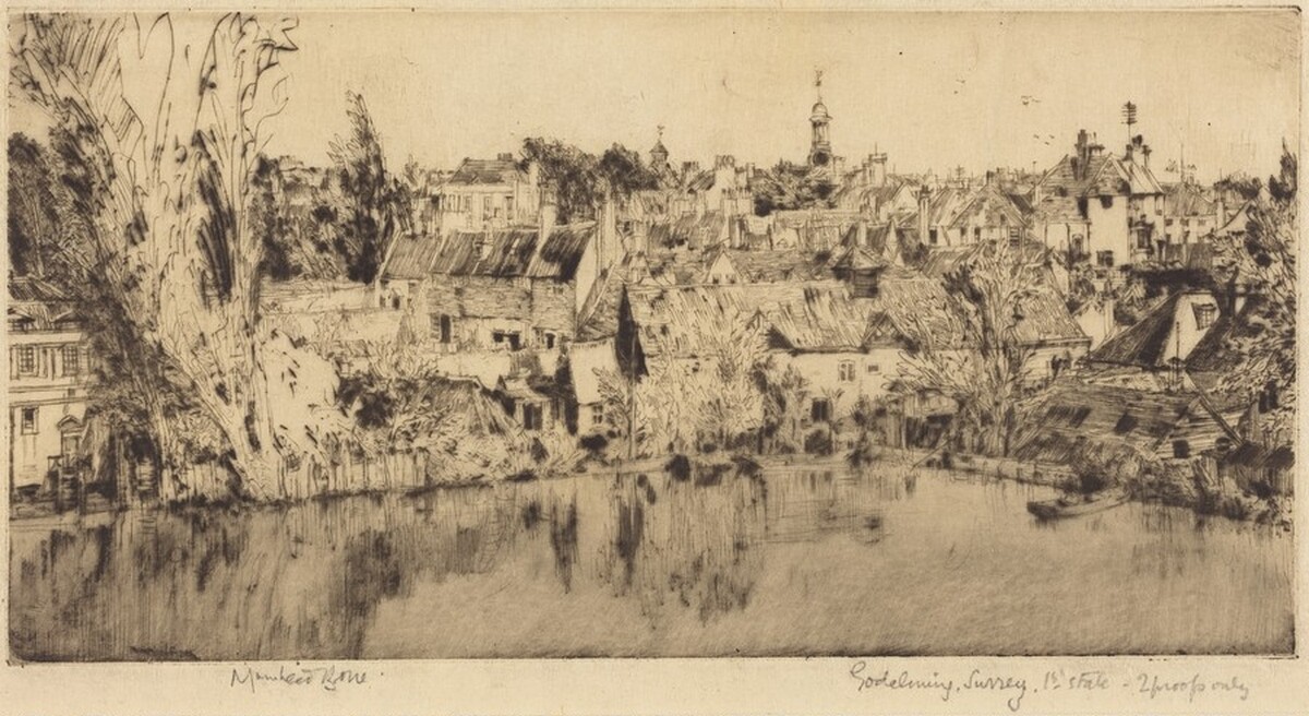 Godalming by Muirhead Bone