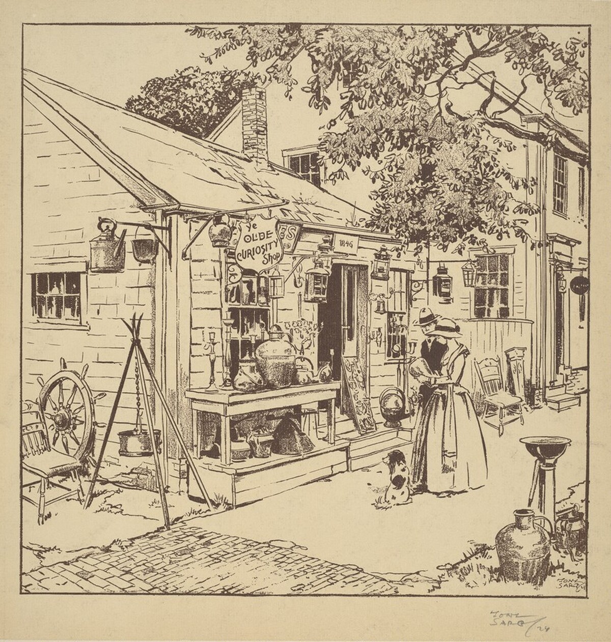 Ye Olde Curiosity Shop by Tony Sarg