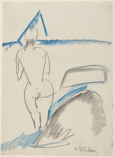 Bather on the Beach