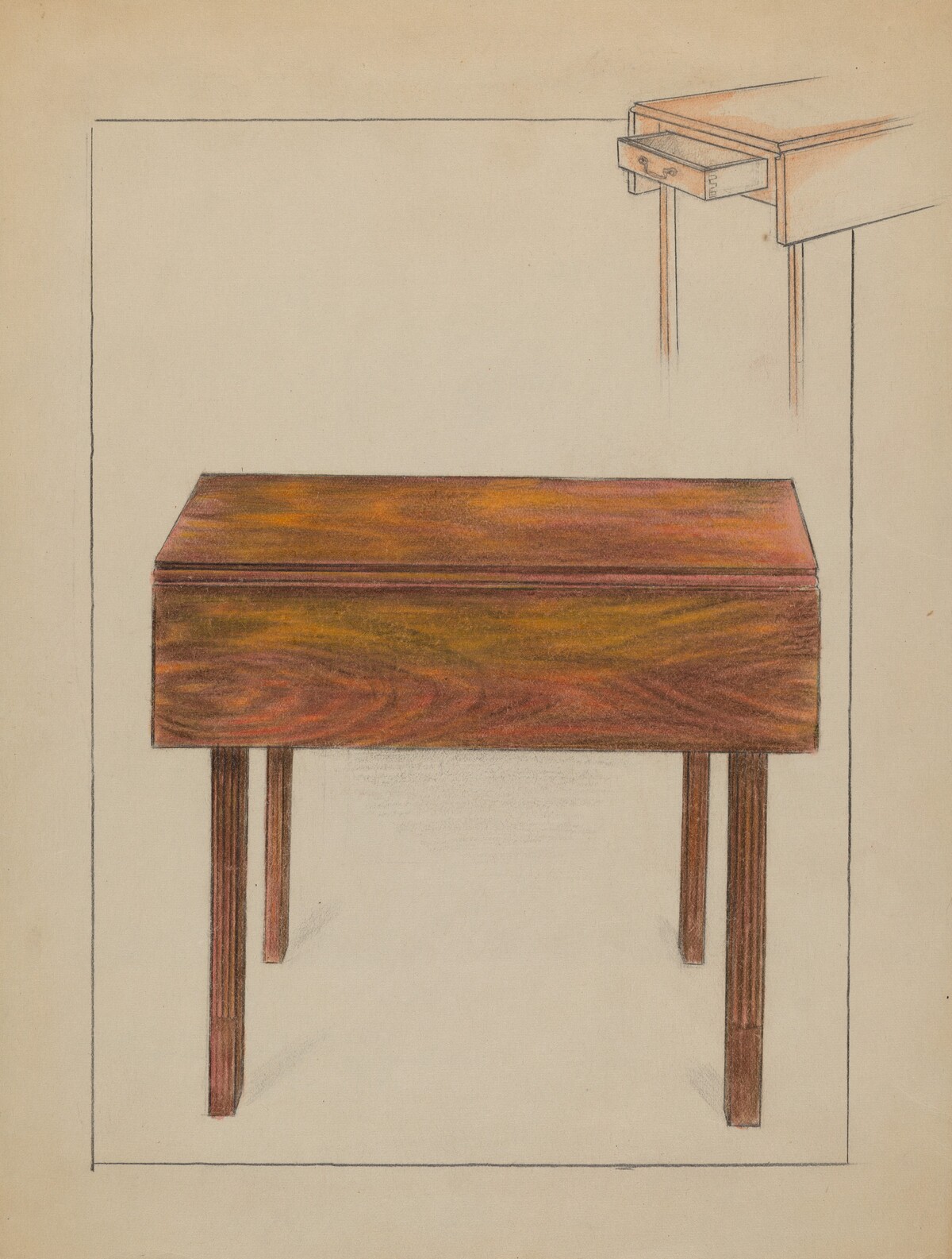 Drop Leaf Table by Ruth Bialostosky