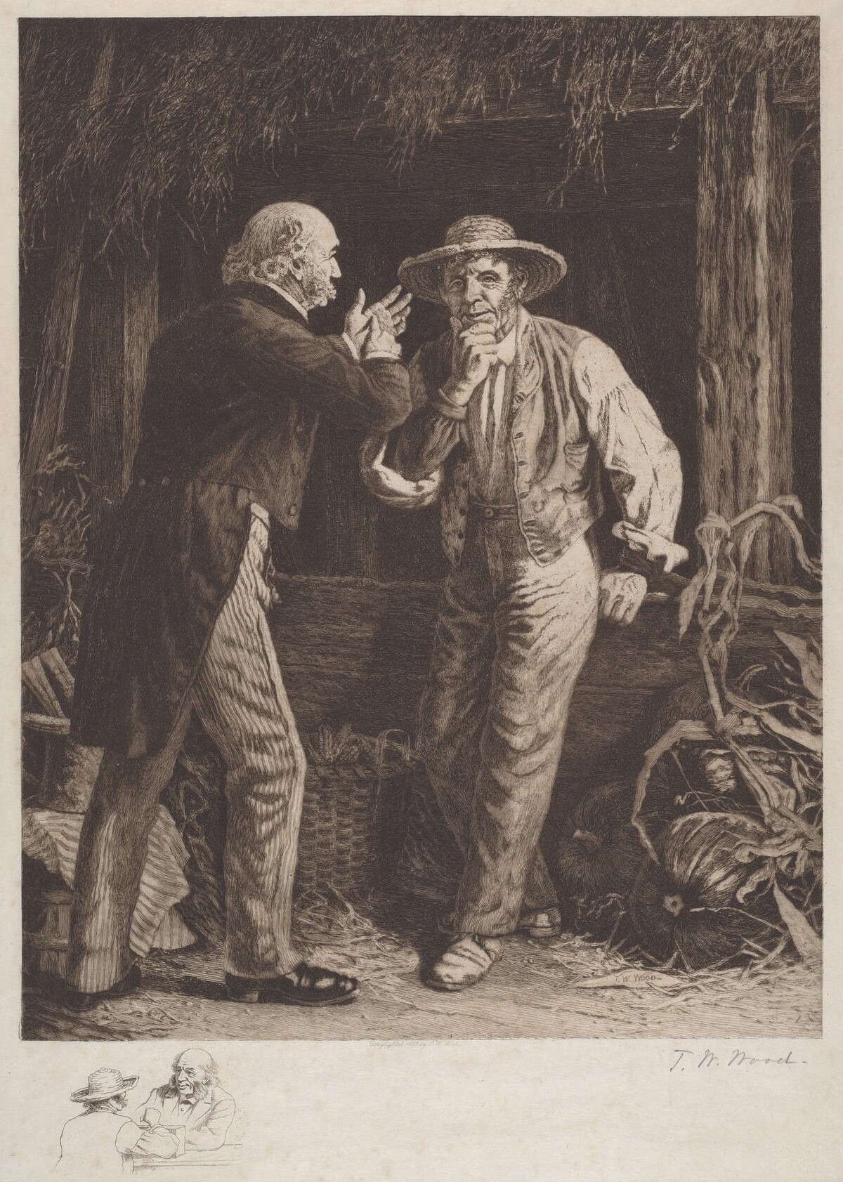 The Day Before the Election by Thomas Waterman Wood