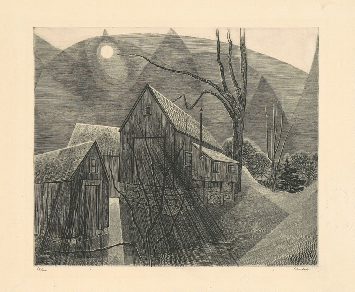 Moonlight in the Country by Armin Landeck