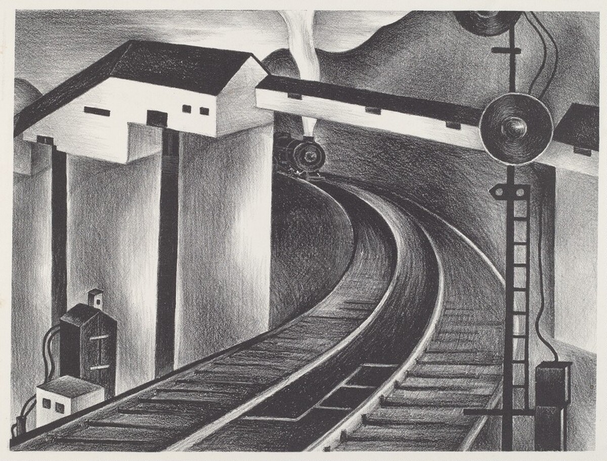 Untitled (Train Signal) by American 20th Century