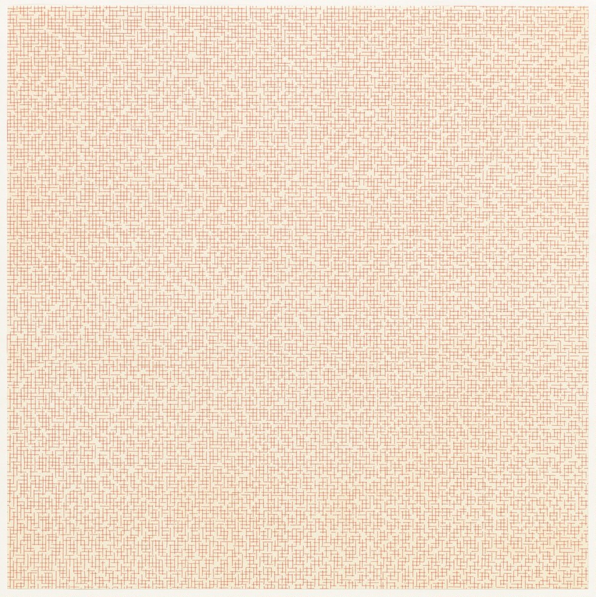 Color Grids (#43, Red Broken/Red Broken) by Sol LeWitt
