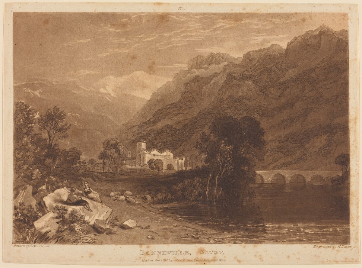 Bonneville by Joseph Mallord William Turner and Henry Edward Dawe