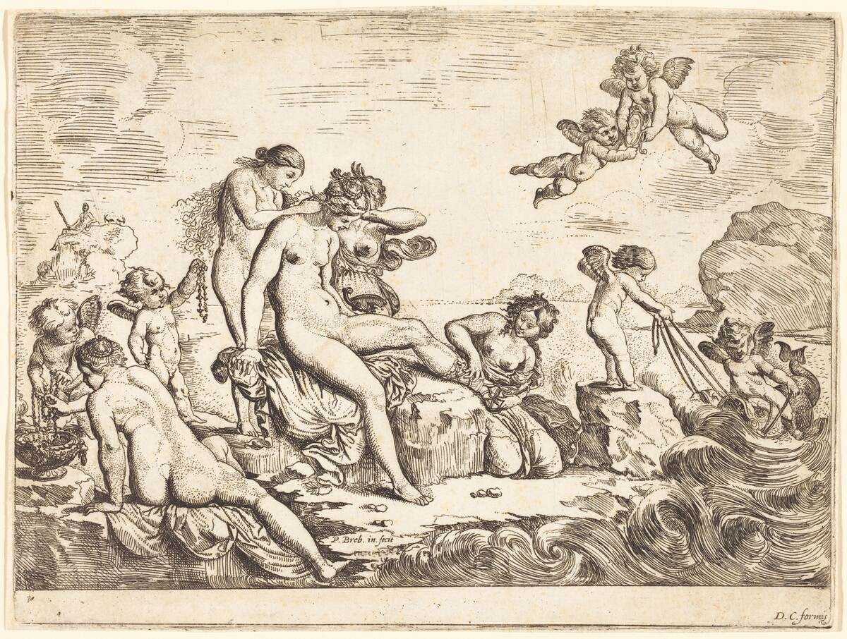 The Toilet of Thetis by Pierre Brebiette