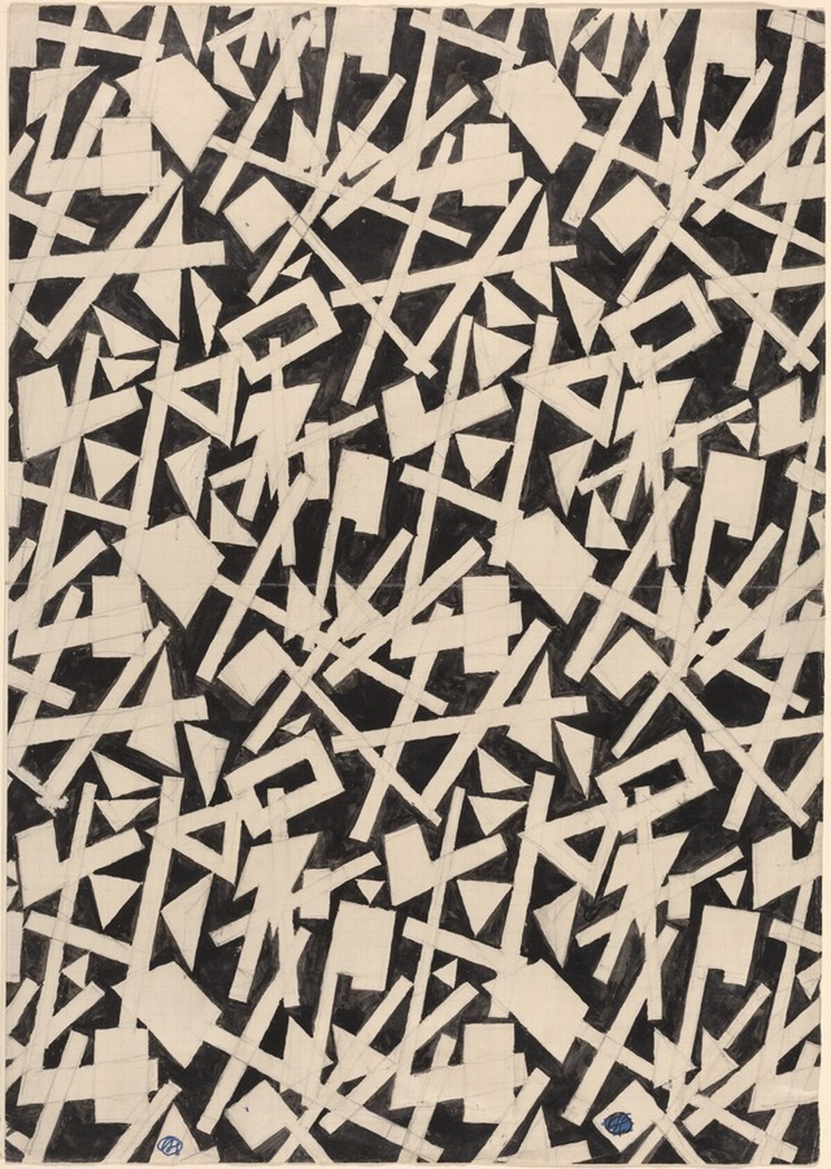 Fabric Design: Triangles, Squares and Rectangles by Josef Hoffmann