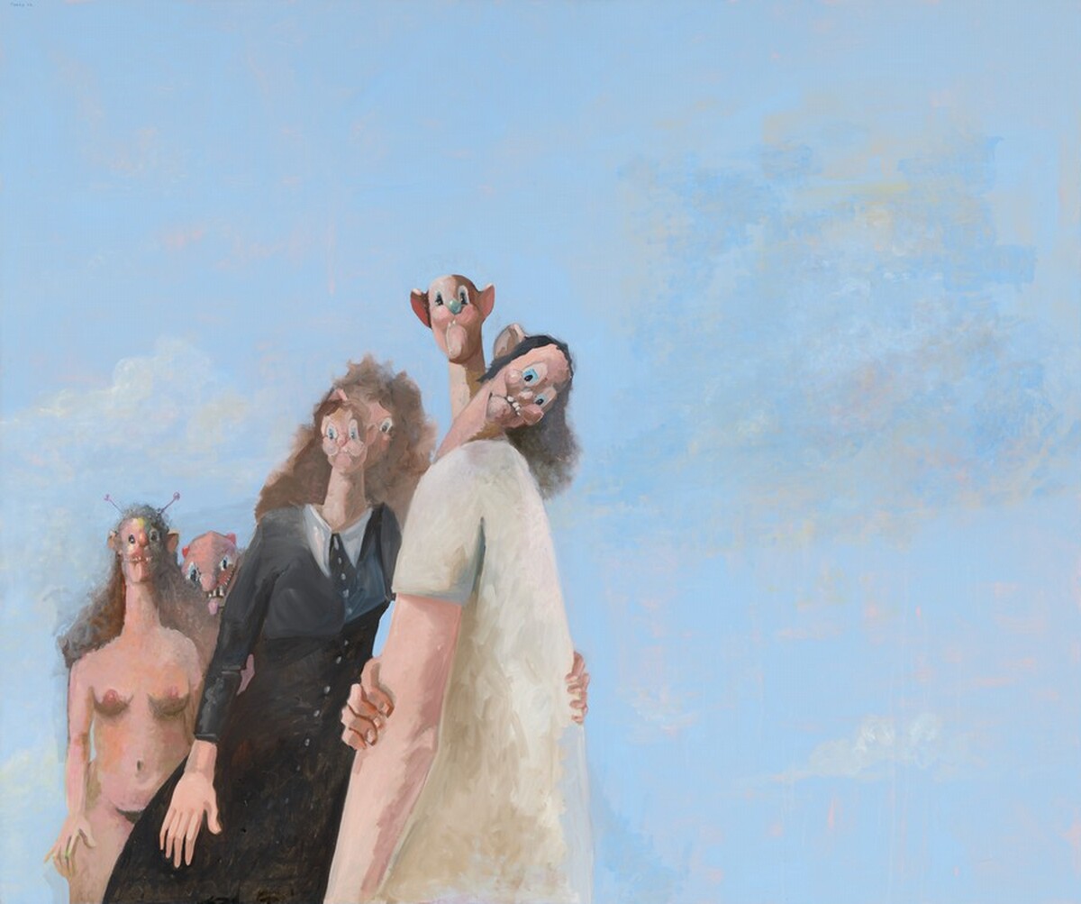 6 Figures by George Condo