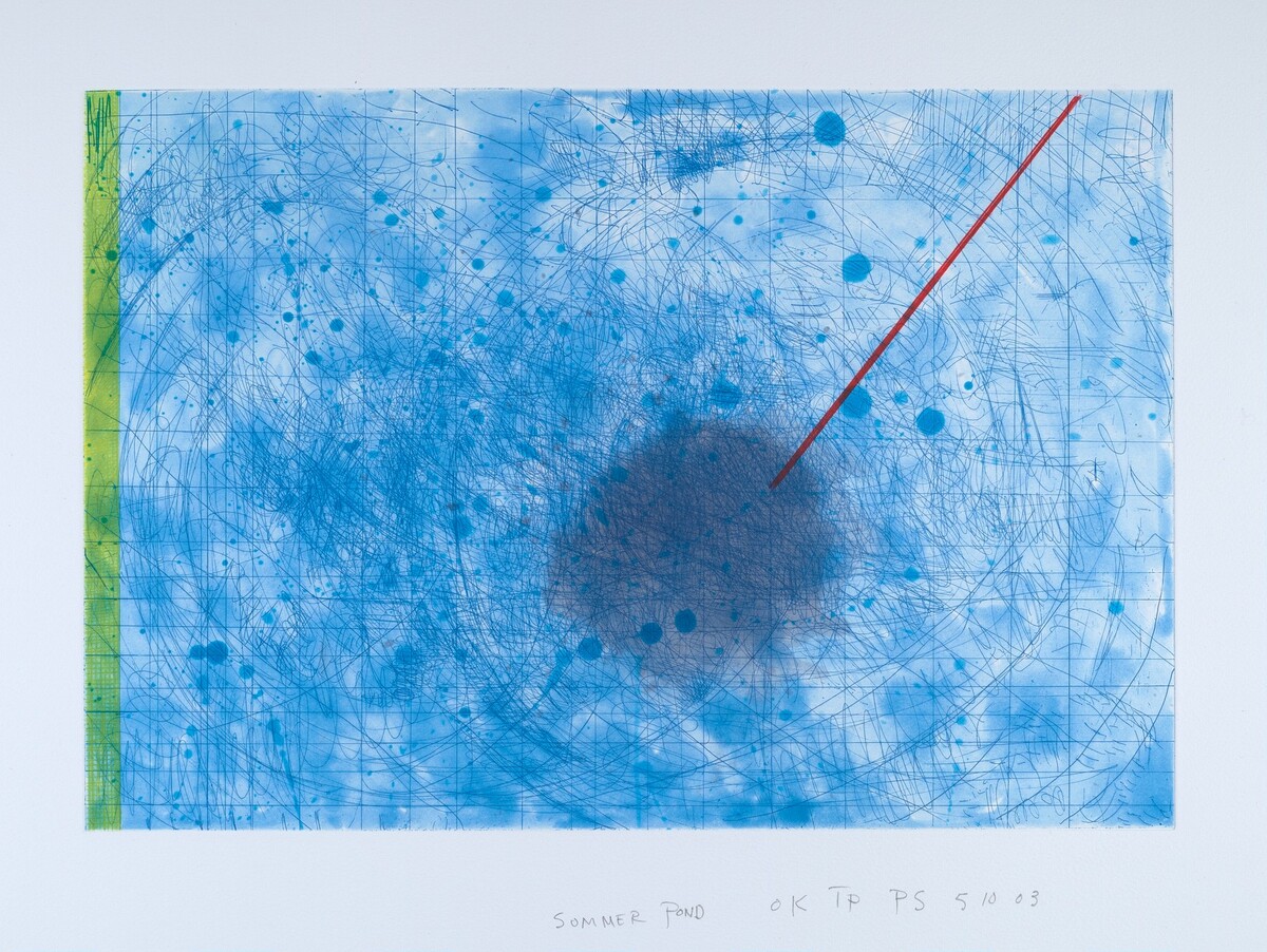 Summer Pond by Pat Steir