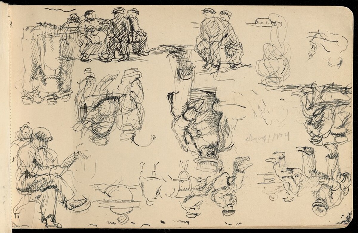 Isabel Bishop Early Sketchbook by Isabel Bishop