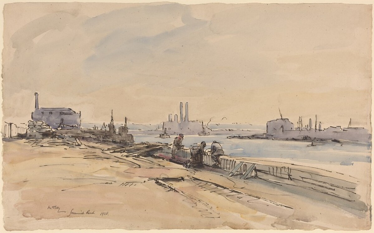 Greenwich Reach by James McBey