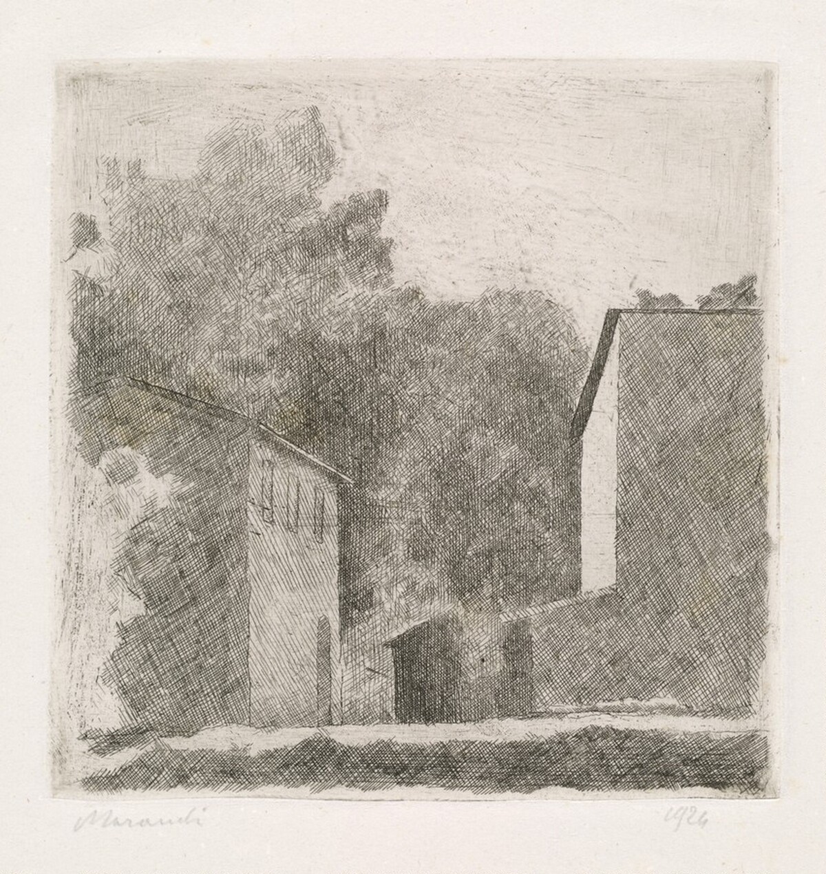 Landscape (Chiesanuova) by Giorgio Morandi
