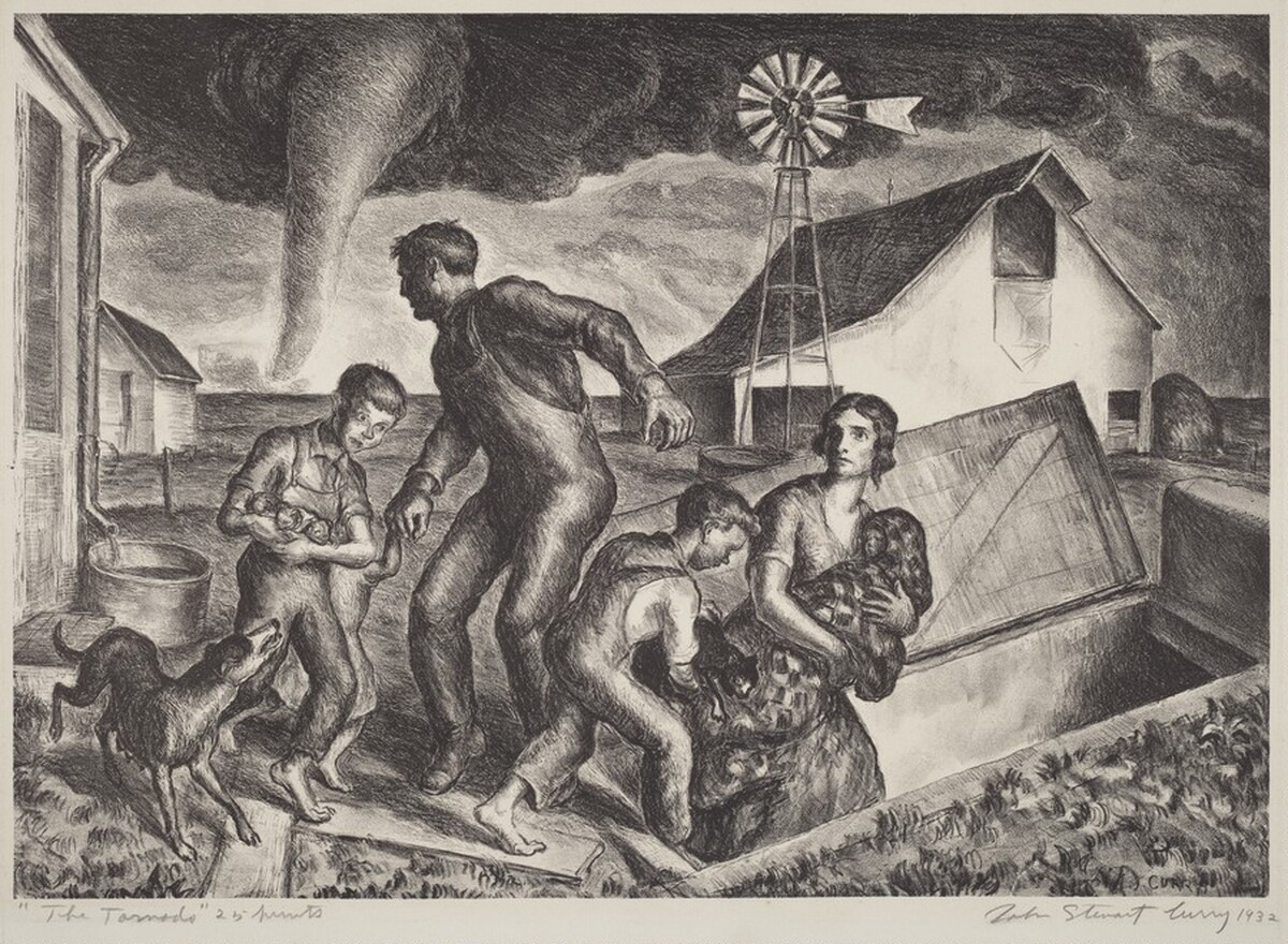 The Tornado by John Steuart Curry