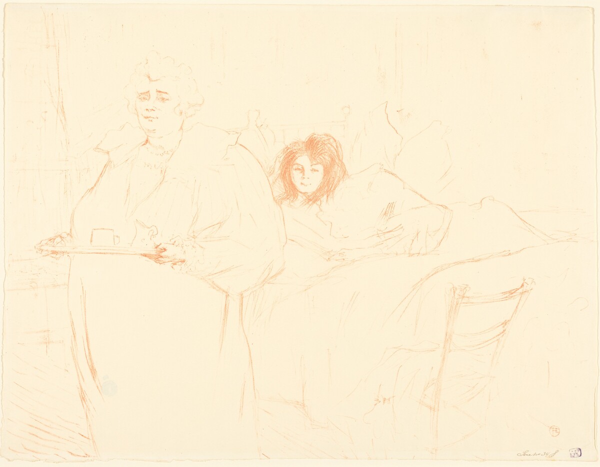 Woman with a Tray (Femme au plateau) by Henri de Toulouse-Lautrec