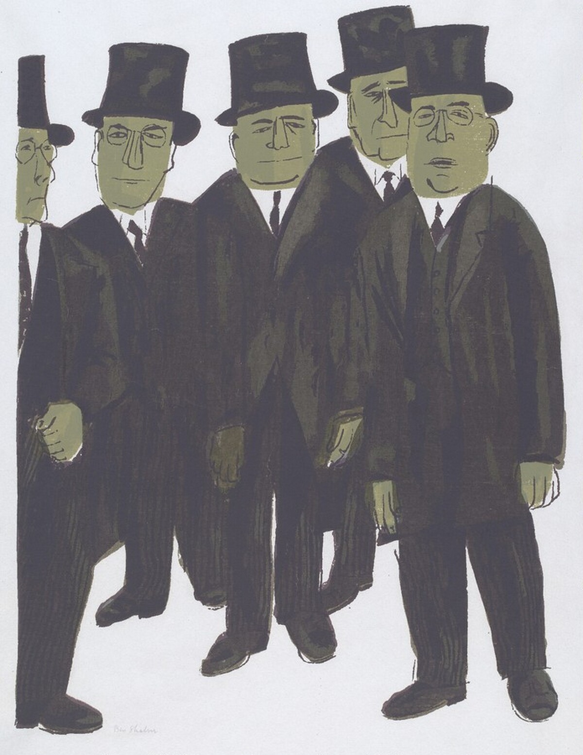 4 1/2 Out of Every 5 by Ben Shahn