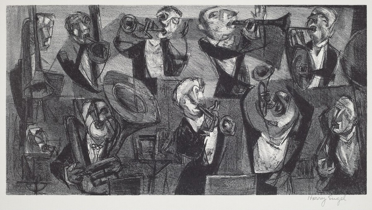 Untitled (Orchestra, Brass Section) by Harry Engel