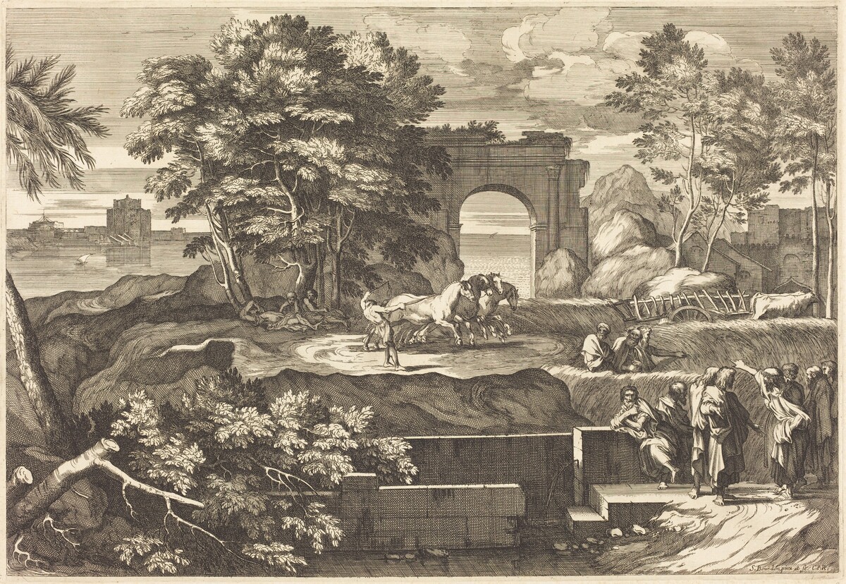 The Pharisees Complain to Our Lord by Sébastien Bourdon