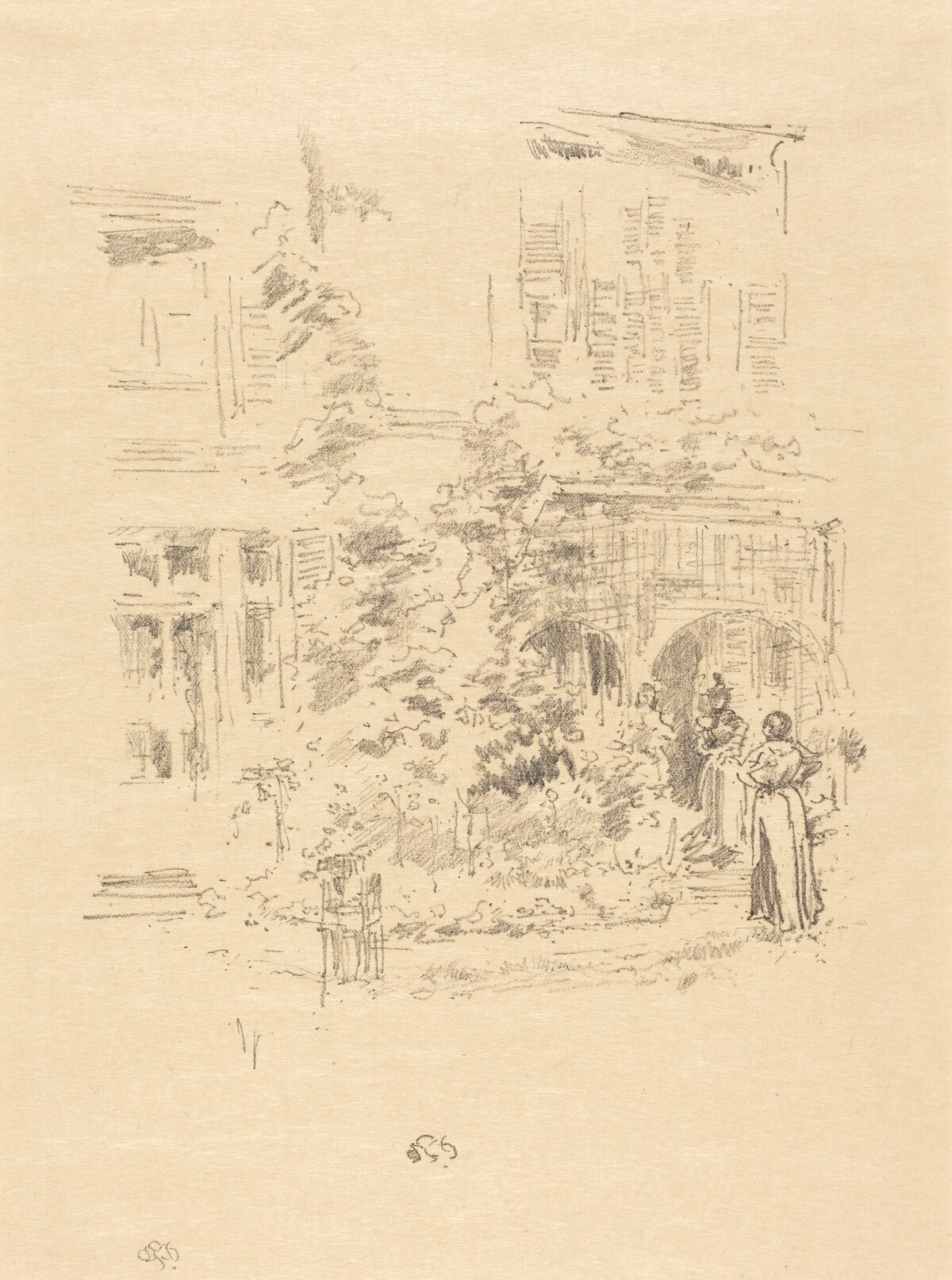 The Garden Porch by James McNeill Whistler
