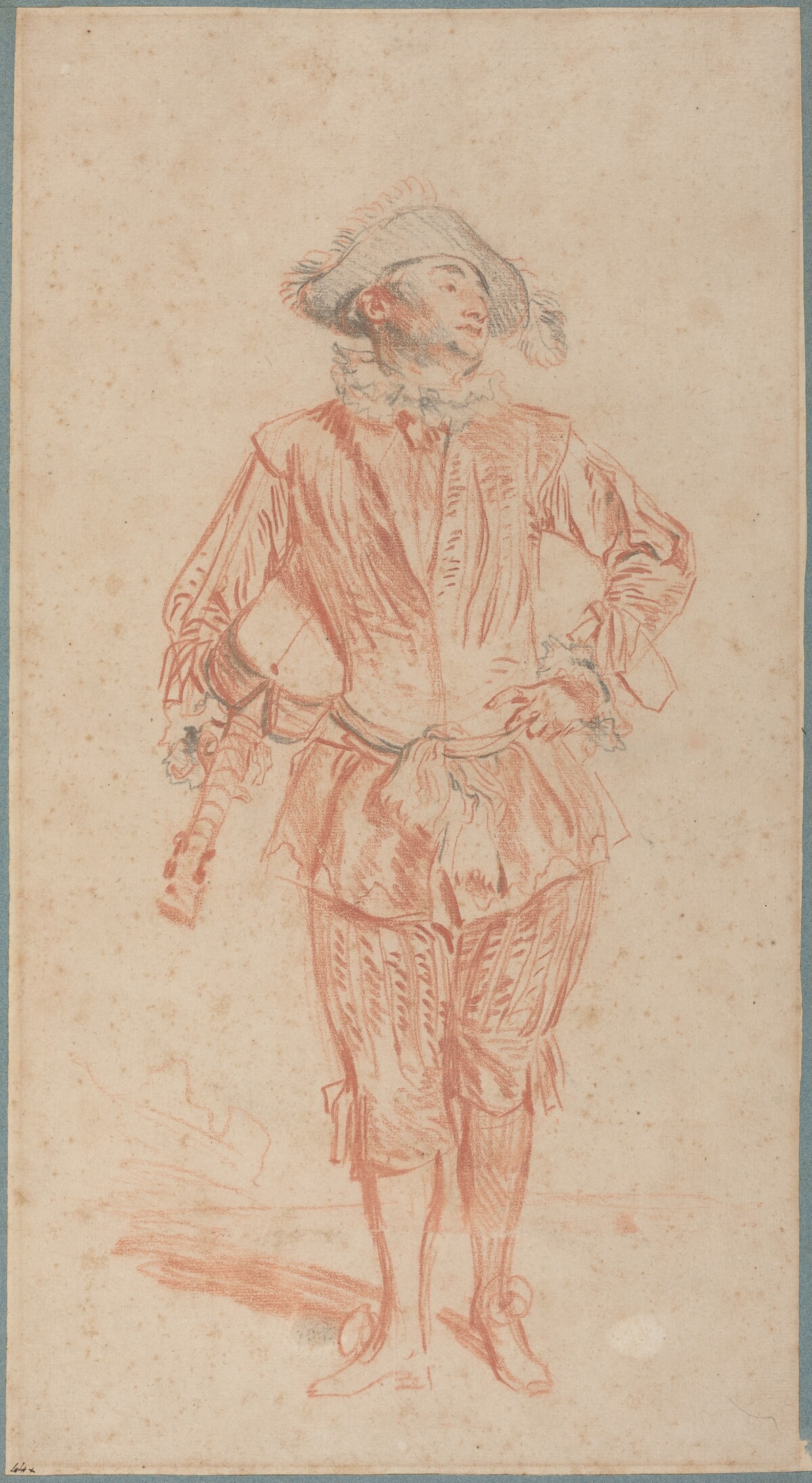 Mezzetin by Antoine Watteau