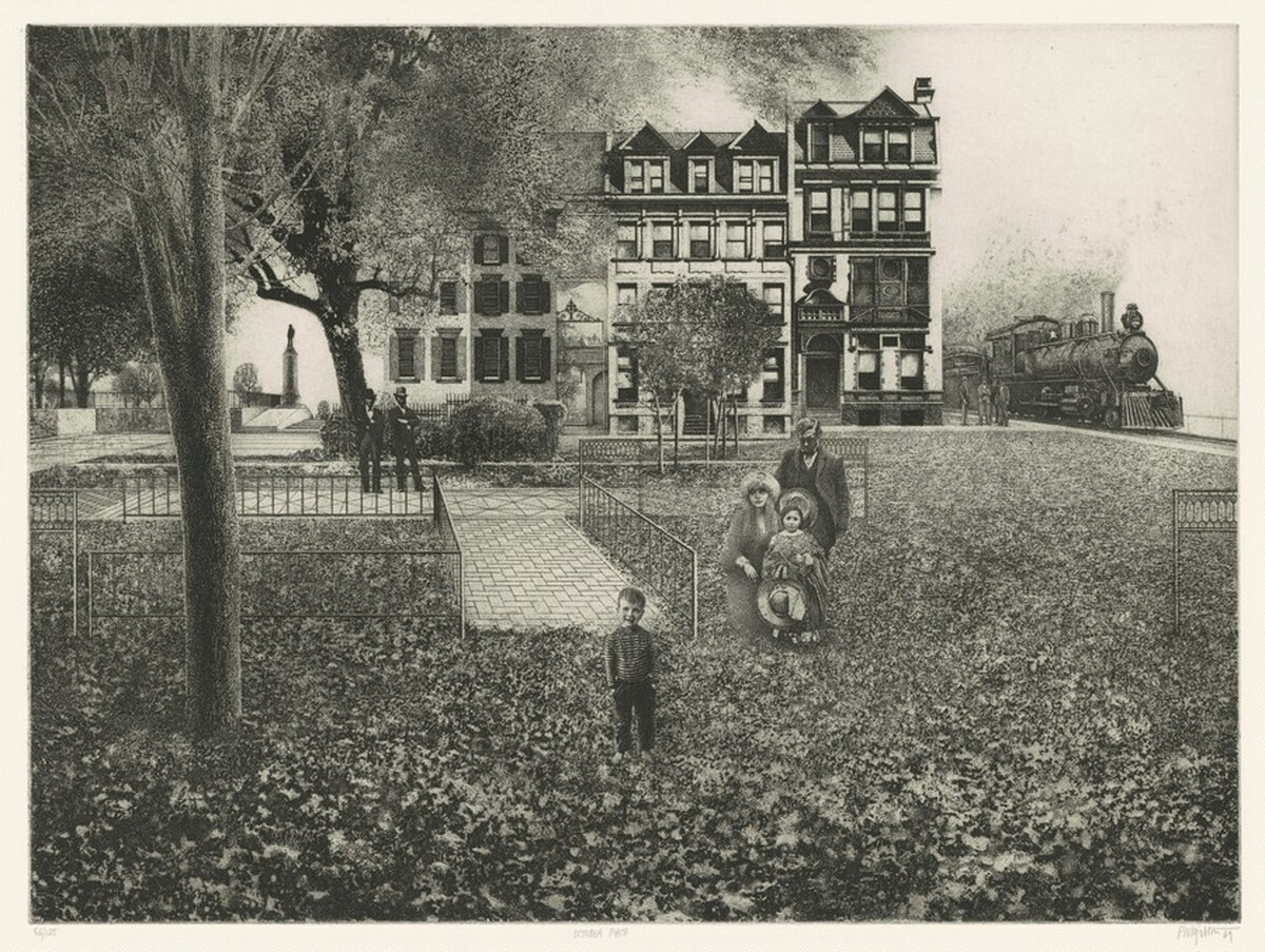 October Piece by Peter Milton
