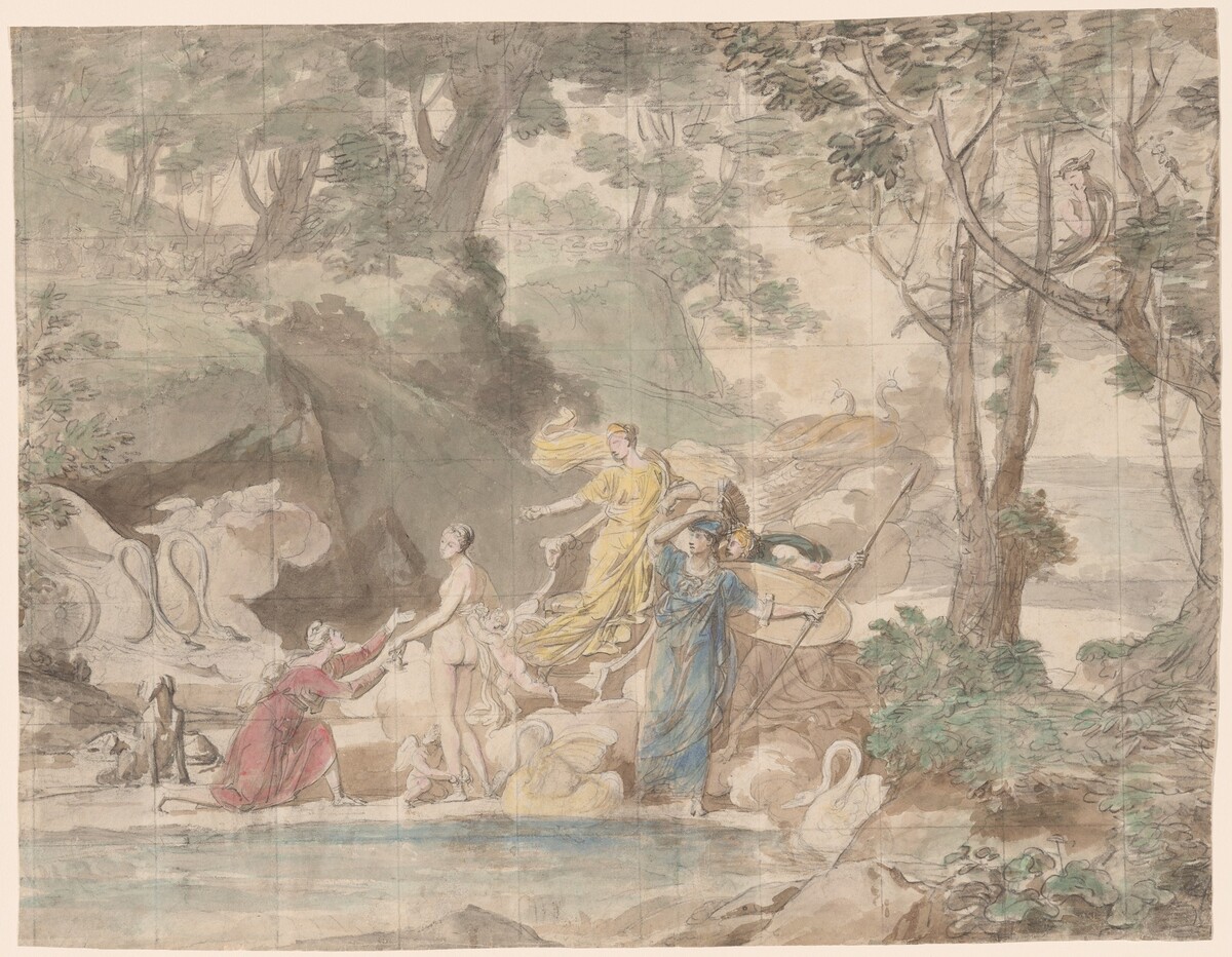 The Judgment of Paris [recto] by Guillaume Lethière