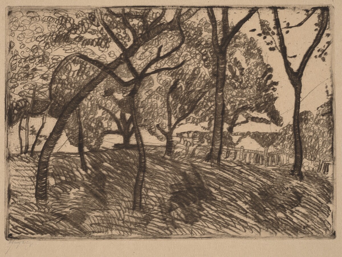 Landscape with Trees by Paula Modersohn-Becker